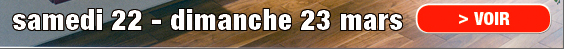 du samedi 22 au dimanche 23 mars
