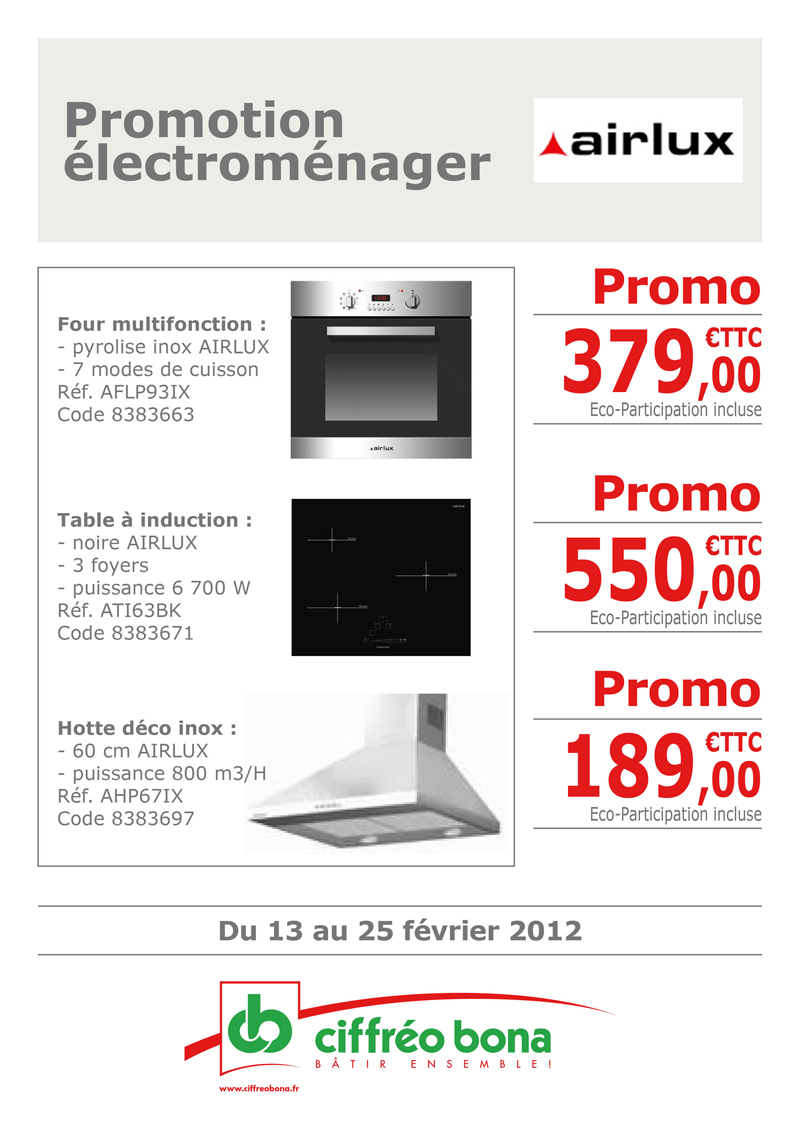 &eacute;lectrom&eacute;nager airlux
