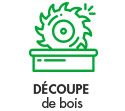 D&eacute;coupe de bois et verre