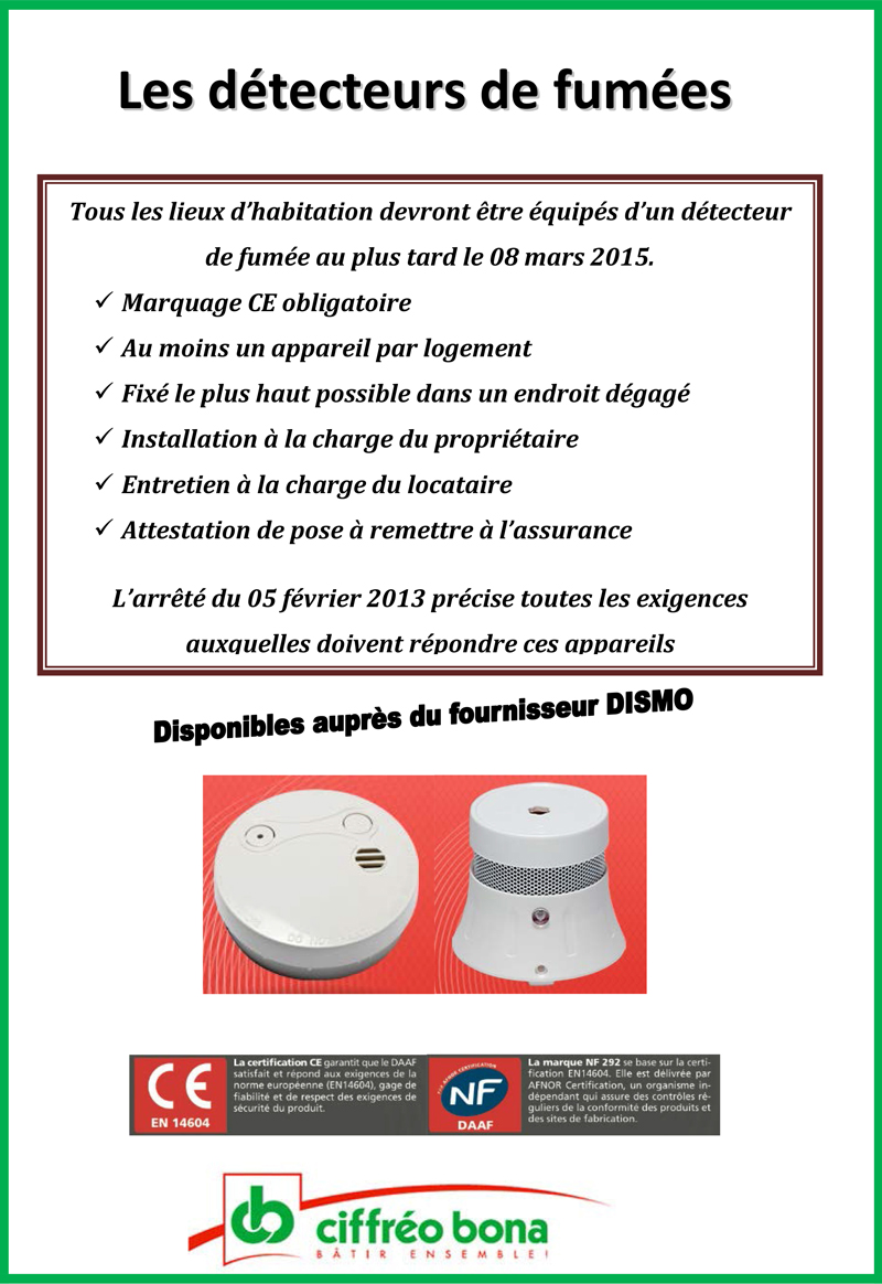 détecteurs de fumée