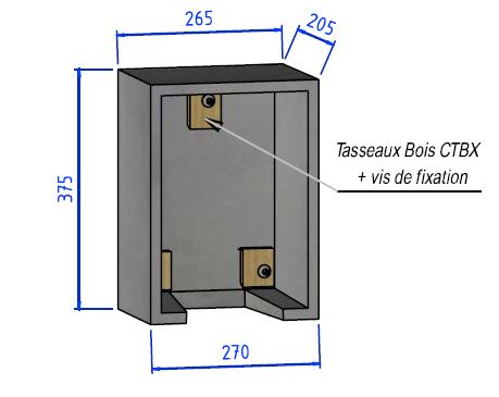 Sarco S22 Coffret Simple Avec Cache