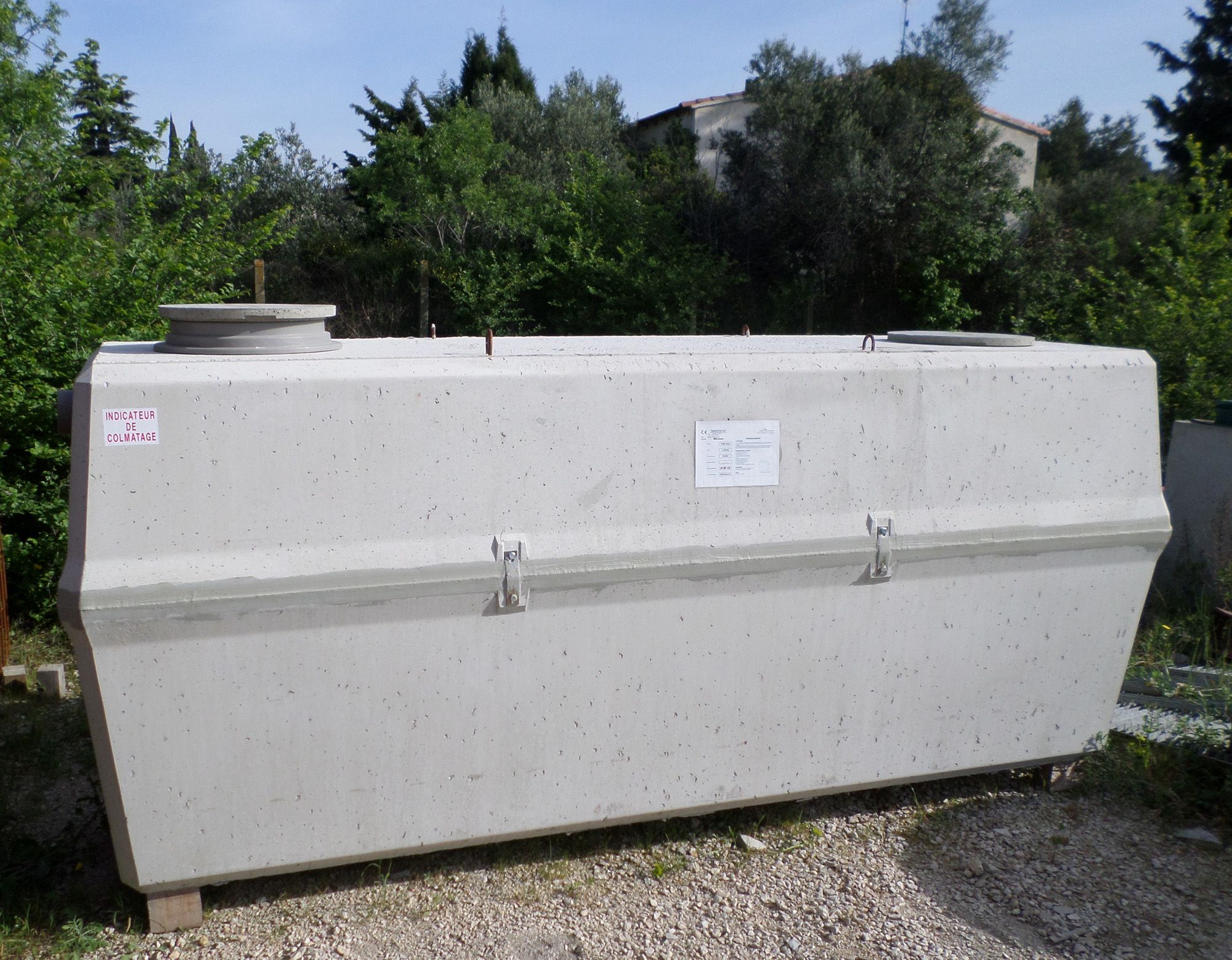 fosse septique beton 4000l