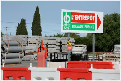 entrepôt travaux public