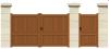 Portail PVC Monsigny