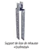 Support lisse de rhausse Grafimtal