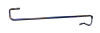 Crochet fixation tuile ronde