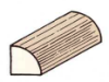 Quart rond Pin About