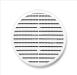 Grille ronde PVC  clipser