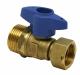 Robinet avant compteur  tournant sphrique droit 811-812 