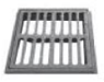 Grille plate avec cadre PONT A MOUSSON