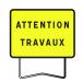 Panneau attention travaux KC1