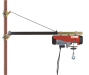 Potence pivotante 75cm pour treuil