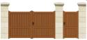 Portail PVC Monsigny