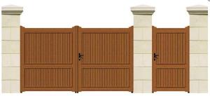 Portail PVC Monsigny