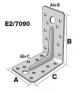 Equerre simple renforce