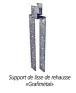Support lisse de rhausse Grafimtal
