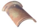 Tuile Abeille fatire artier demi ronde