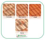 Gamme de Couleurs Tuile Romane Sans
