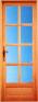 Bloc porte Provence traverse droite 8 carreaux