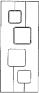 Bloc porte prpeint Equilibre gravure 130 - 2 carreaux