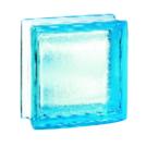 Brique de verre 198 nuage azur