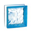 Brique de verre 198 nuage azur