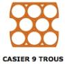 Casier  bouteilles 9 Trous