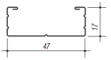 Fourrure F47 KNAUF