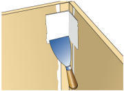 Corniere angle plastique