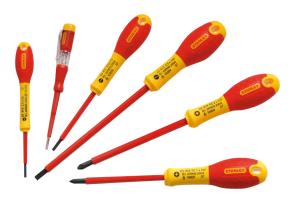 Jeu de 6 Tournevis isols Stanley