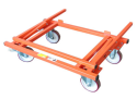 Chariot porte plaques 4 roues 