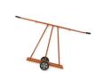 Chariot porte plaque 2 roues