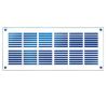 Grille applique menuiserie plate