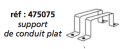 Supports gaine plate