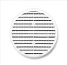 Grille ronde PVC  clipser