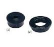 Couvercle guide-tige pour tube allonge PVC