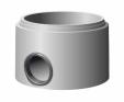Regard bton circulaire cunette prforme D1000 STRADAL