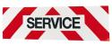 Plaque magntique SERVICE