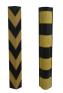 Protection caoutchouc angle vertical