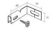 Equerre fixation Murale/Porteur