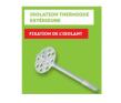 Cheville fixation isolant