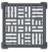 Grilles fonte C250 plates  cadre