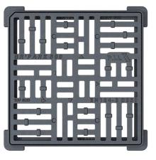 GRILLE PLATE 300X300 HANDICAP C250 PMR