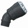 Coude 45 avec drivation filete 10450