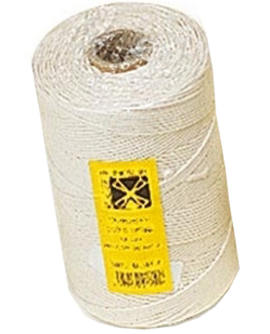 Cordeau en nylon tressé, jaune, 500' main image 0
